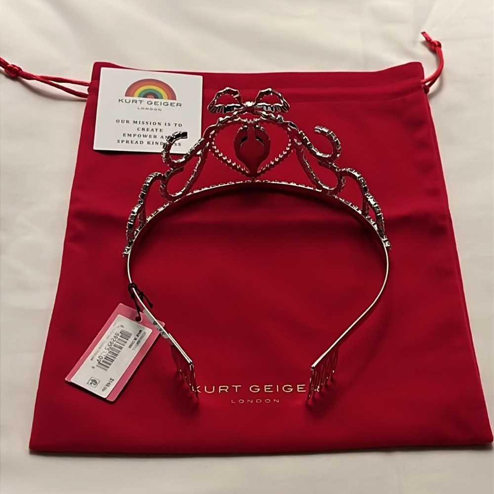 Kurt Geiger Eagle Tiara Crystal Cubic Zircinia NWT - Picture 10 of 12